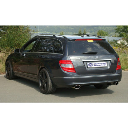 Sportschalldämpfer mit links/rechts je 1 Endrohr 115x85mm (Typ 38), inkl. (EG-) GENEHMIGUNG!