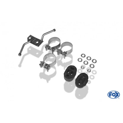 Sportschalldämpfer mit links/rechts je 1 Endrohr 115x85mm (Typ 32), inkl. (EG-) GENEHMIGUNG!