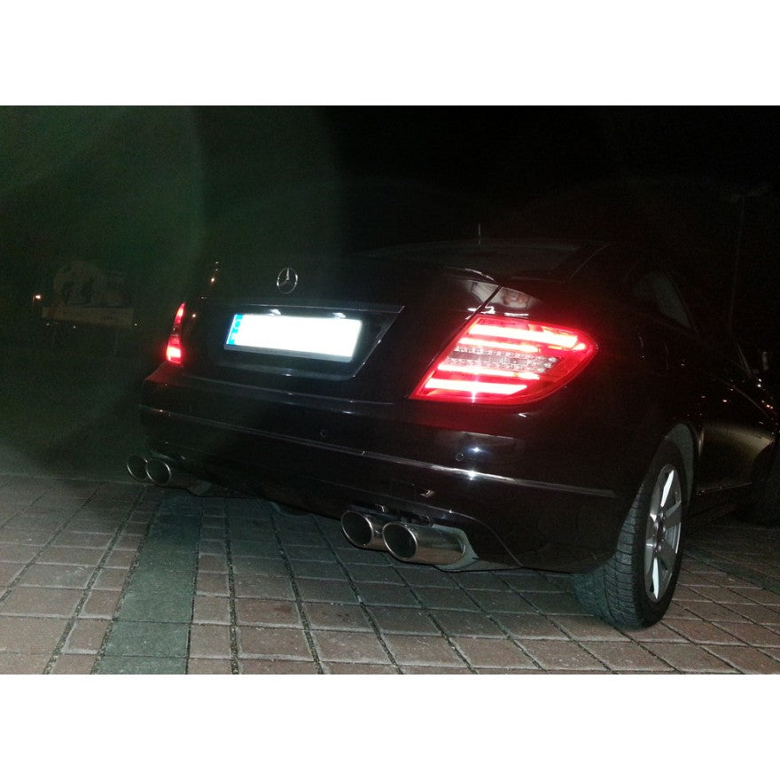 Sportschalldämpfer mit links/rechts je 2 Endrohren 115x85mm (Typ 32), inkl. (EG-) GENEHMIGUNG!