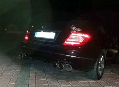 Sportschalldämpfer mit links/rechts je 2 Endrohren 115x85mm (Typ 32) mit Piecha Prägung, inkl. (EG-) GENEHMIGUNG!