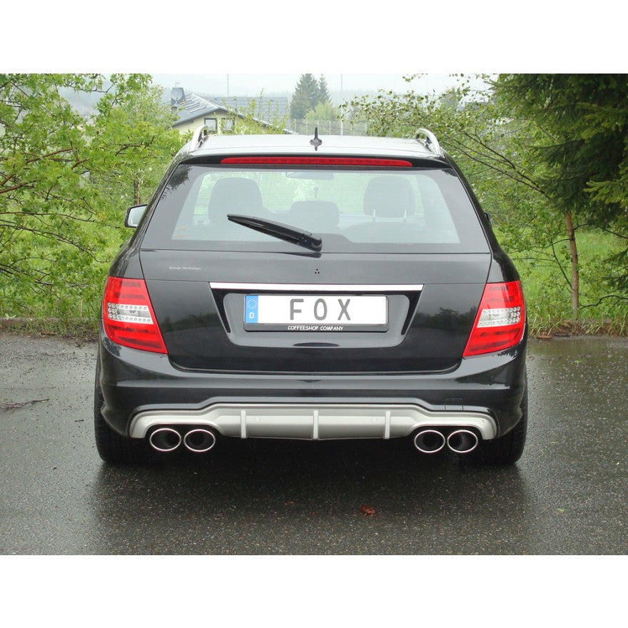 Sportschalldämpfer mit links/rechts je 2 Endrohren 115x85mm (Typ 32), inkl. (EG-) GENEHMIGUNG!