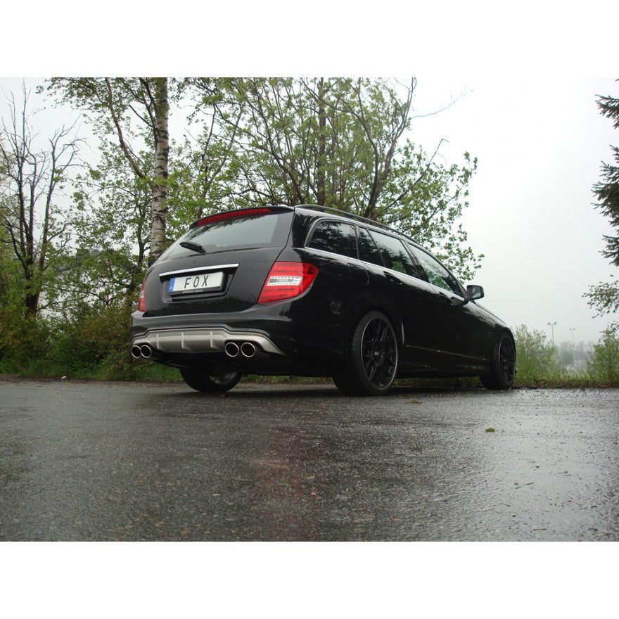 Sportschalldämpfer mit links/rechts je 2 Endrohren 115x85mm (Typ 32), inkl. (EG-) GENEHMIGUNG!