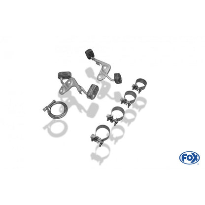 Sportschalldämpfer mit links/rechts je 2 Endrohren 115x85mm (Typ 32), inkl. (EG-) GENEHMIGUNG!