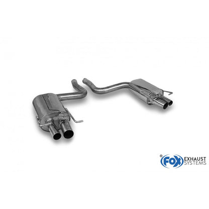 Sportschalldämpfer links/rechts ohne Endrohre, inkl. (EG-) GENEHMIGUNG!