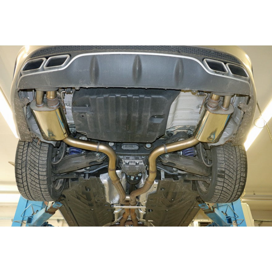 Sportschalldämpfer links/rechts ohne Endrohre, inkl. (EG-) GENEHMIGUNG!