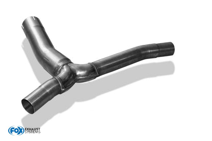 Y-Rohr zur Verbindung der FOX Endschalldämpfer mit FOX Vorschalldämpfer bzw. FOX Vorschalldämpfer-Ersatzrohr