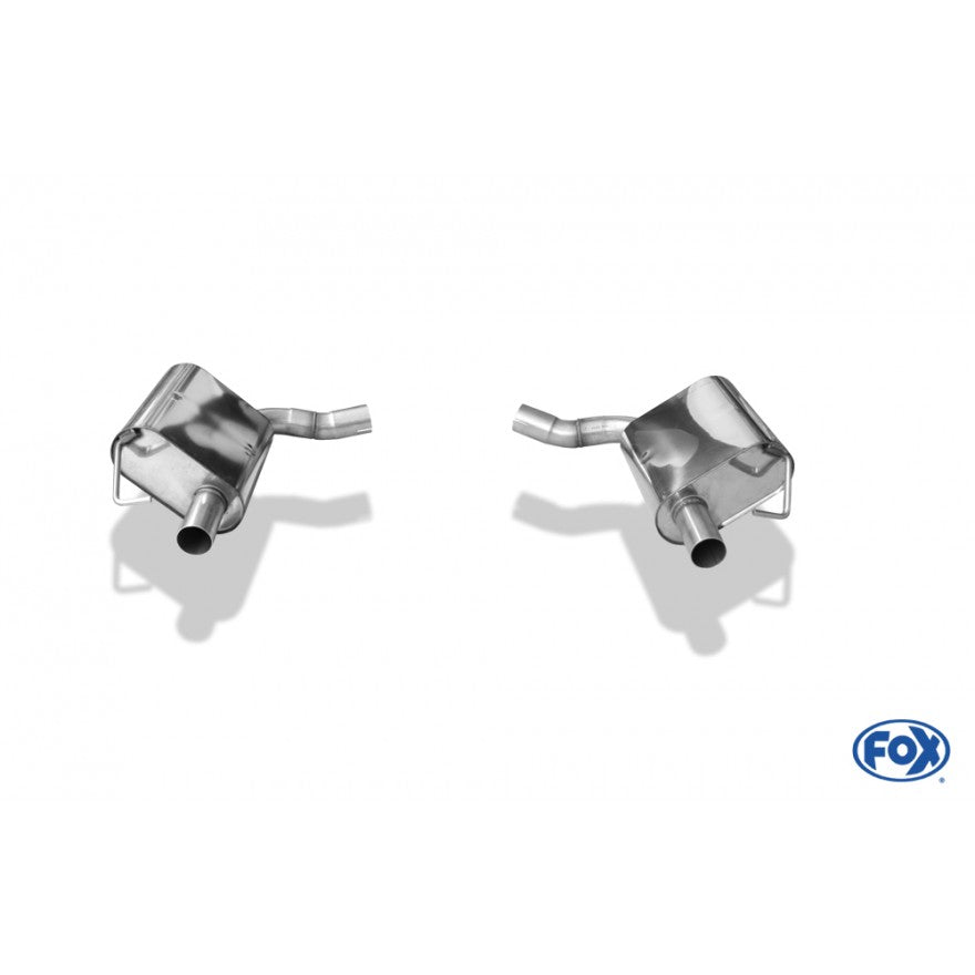 Sportschalldämpfer links/rechts ohne Endrohre, inkl. (EG-) GENEHMIGUNG!