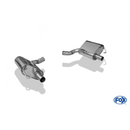 Sportschalldämpfer links/rechts ohne Endrohre, inkl. (EG-) GENEHMIGUNG!