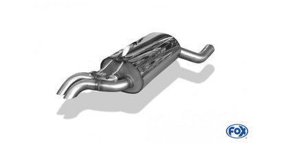 Sportschalldämpfer mit 2 Endrohren 55mm (Typ 28), inkl. (EG-) GENEHMIGUNG!