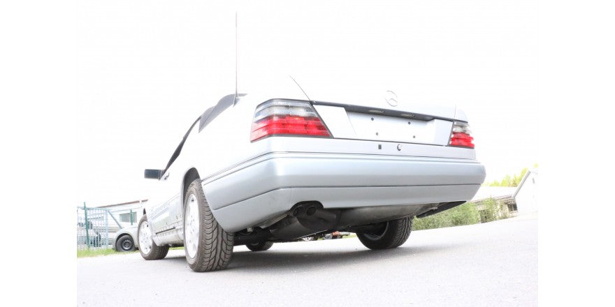 Sportschalldämpfer mit 2 Endrohren 55mm (Typ 28), inkl. (EG-) GENEHMIGUNG!