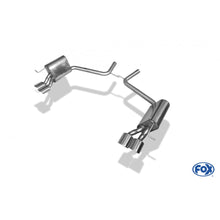 Sportschalldämpfer mit links/rechts je 2 Endrohren 106x71mm (Typ 32), inkl. (EG-) GENEHMIGUNG!