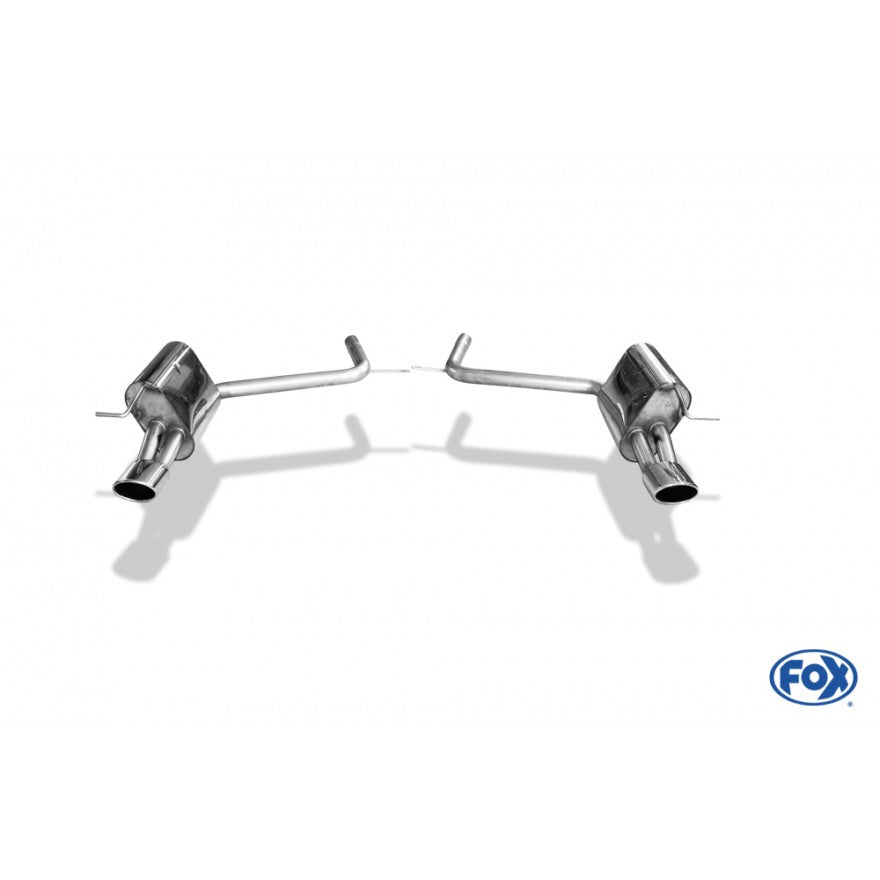 Sportschalldämpfer mit links/rechts je 1 Endrohr 115x85mm (Typ 32), inkl. (EG-) GENEHMIGUNG!