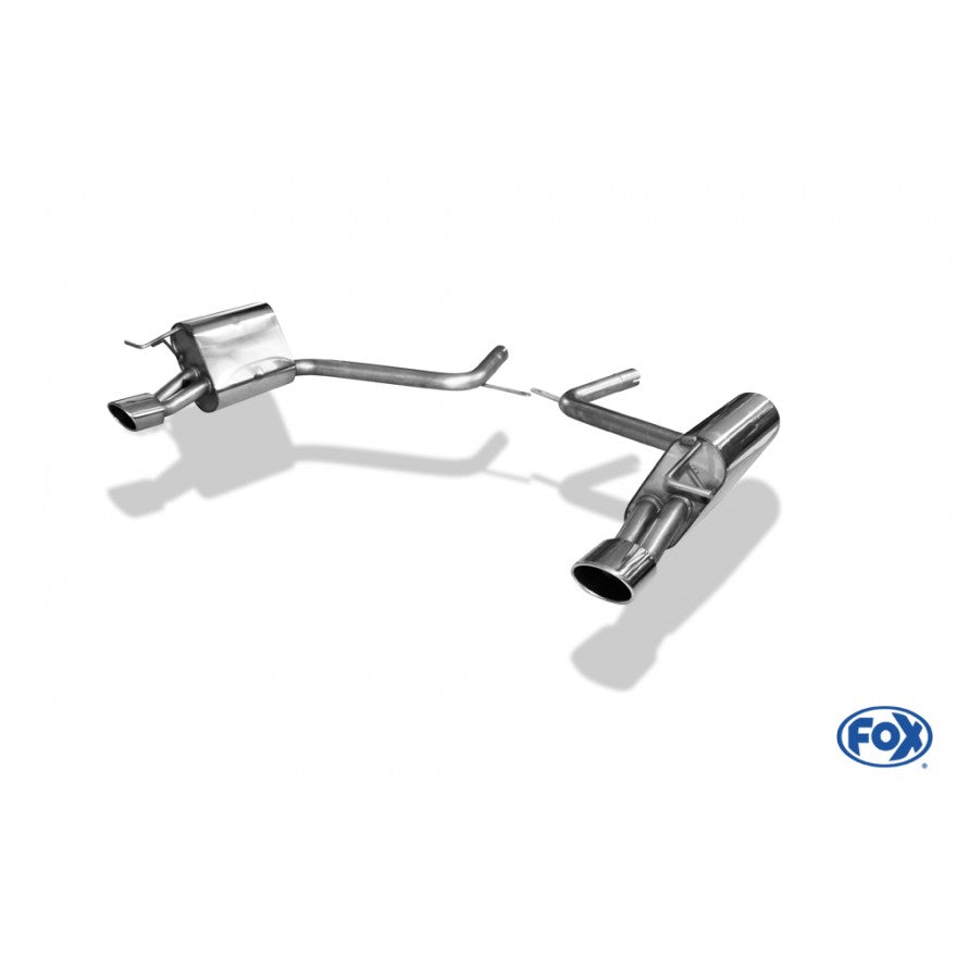 Sportschalldämpfer mit links/rechts je 1 Endrohr 115x85mm (Typ 32), inkl. (EG-) GENEHMIGUNG!