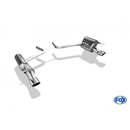 Sportschalldämpfer mit links/rechts je 1 Endrohr 115x85mm (Typ 32), inkl. (EG-) GENEHMIGUNG!