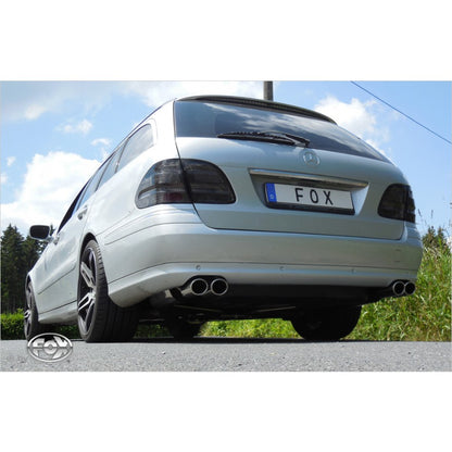 Sportschalldämpfer mit links/rechts je 2 Endrohren 88x74mm (Typ 32), inkl. (EG-) GENEHMIGUNG!