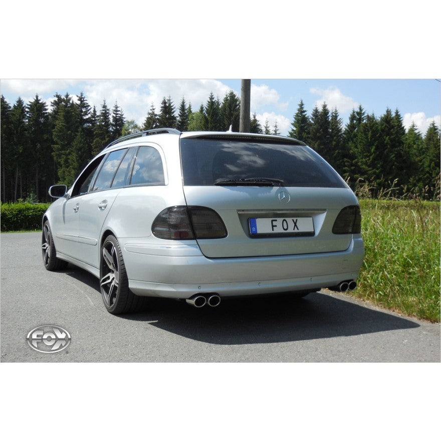 Sportschalldämpfer mit links/rechts je 2 Endrohren 88x74mm (Typ 32), inkl. (EG-) GENEHMIGUNG!