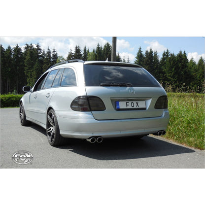 Sportschalldämpfer mit links/rechts je 2 Endrohren 88x74mm (Typ 32), inkl. (EG-) GENEHMIGUNG!