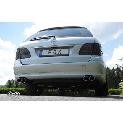 Sportschalldämpfer mit links/rechts je 2 Endrohren 88x74mm (Typ 32), inkl. (EG-) GENEHMIGUNG!