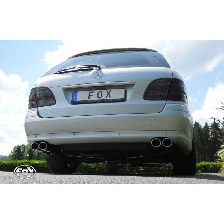 Sportschalldämpfer mit links/rechts je 2 Endrohren 88x74mm (Typ 32), inkl. (EG-) GENEHMIGUNG!