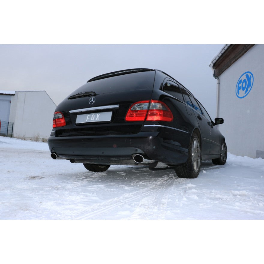 Sportschalldämpfer mit links/rechts je 1 Endrohr 115x85mm (Typ 32), inkl. (EG-) GENEHMIGUNG!