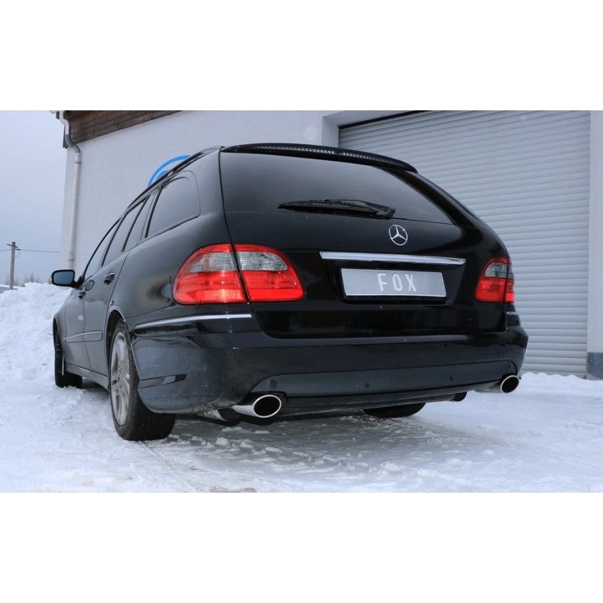 Sportschalldämpfer mit links/rechts je 1 Endrohr 115x85mm (Typ 32), inkl. (EG-) GENEHMIGUNG!