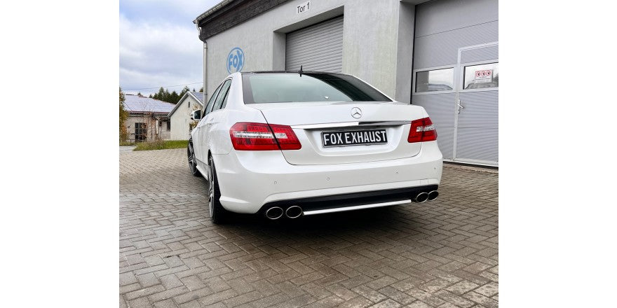 Sporschalldämpfer mit links/rechts je 2 Endrohren 115x85mm (Typ 32), inkl. (EG-) GENEHMIGUNG!