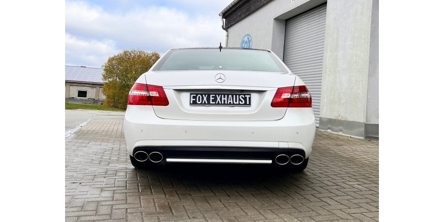 Sporschalldämpfer mit links/rechts je 2 Endrohren 115x85mm (Typ 32), inkl. (EG-) GENEHMIGUNG!