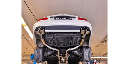 Sporschalldämpfer mit links/rechts je 2 Endrohren 115x85mm (Typ 32), inkl. (EG-) GENEHMIGUNG!