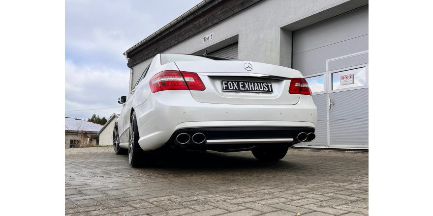 Sporschalldämpfer mit links/rechts je 2 Endrohren 115x85mm (Typ 32), inkl. (EG-) GENEHMIGUNG!