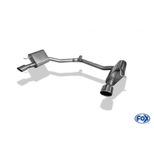 Sportschalldämpfer mit links/rechts je 1 Endrohr 118x85mm (Typ 32), inkl. (EG-) GENEHMIGUNG!