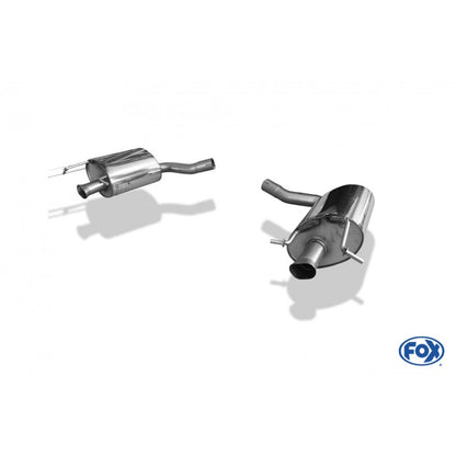 Sporschalldämpfer ohne Endrohre, inkl. (EG-) GENEHMIGUNG!