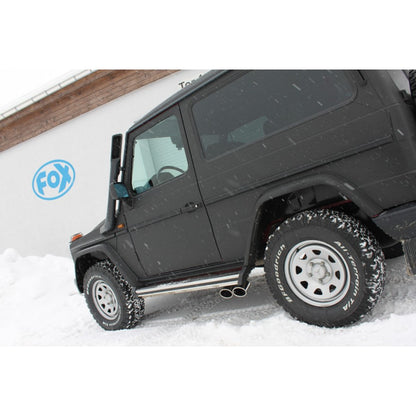 Sportschalldämpfer mit seitlich 2 Endrohren 115x85mm (Typ 38), inkl. (EG-) GENEHMIGUNG!