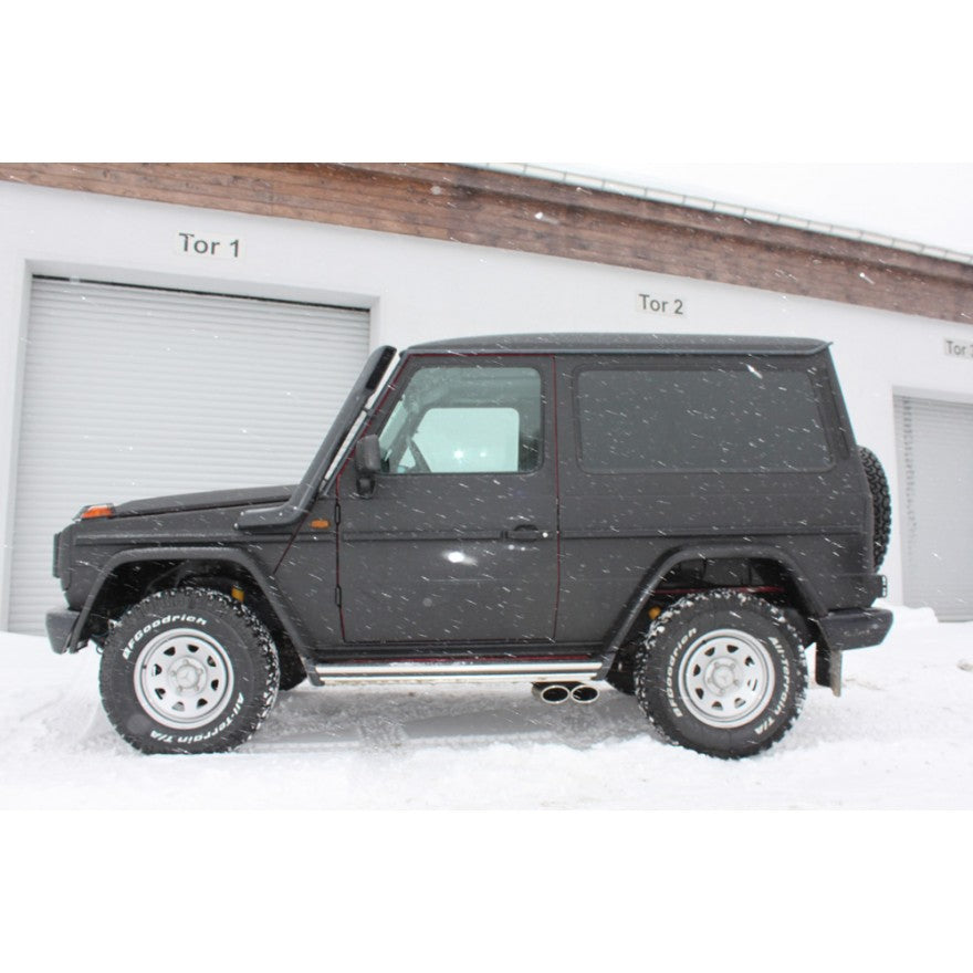 Sportschalldämpfer mit seitlich 2 Endrohren 115x85mm (Typ 38), inkl. (EG-) GENEHMIGUNG!