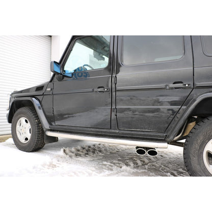 Sportschalldämpfer mit seitlich 2 Endrohren 115x85mm (Typ 38), inkl. (EG-) GENEHMIGUNG!