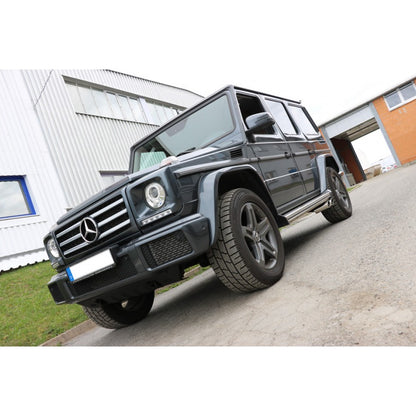 Endrohr zum Anstecken mit seitlich 2 Endrohren 115x85mm (Typ 38), inkl. (EG-) GENEHMIGUNG!