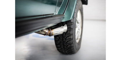 Komplettanlage mit seitlich 2 Endrohren 63mm (Typ 14), Gutachten in Vorbereitung!