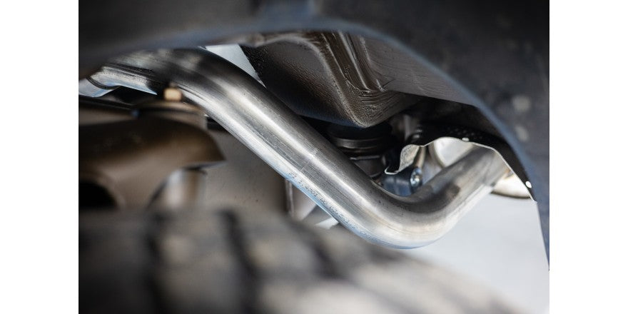 Komplettanlage mit seitlich 2 Endrohren 63mm (Typ 14), Gutachten in Vorbereitung!