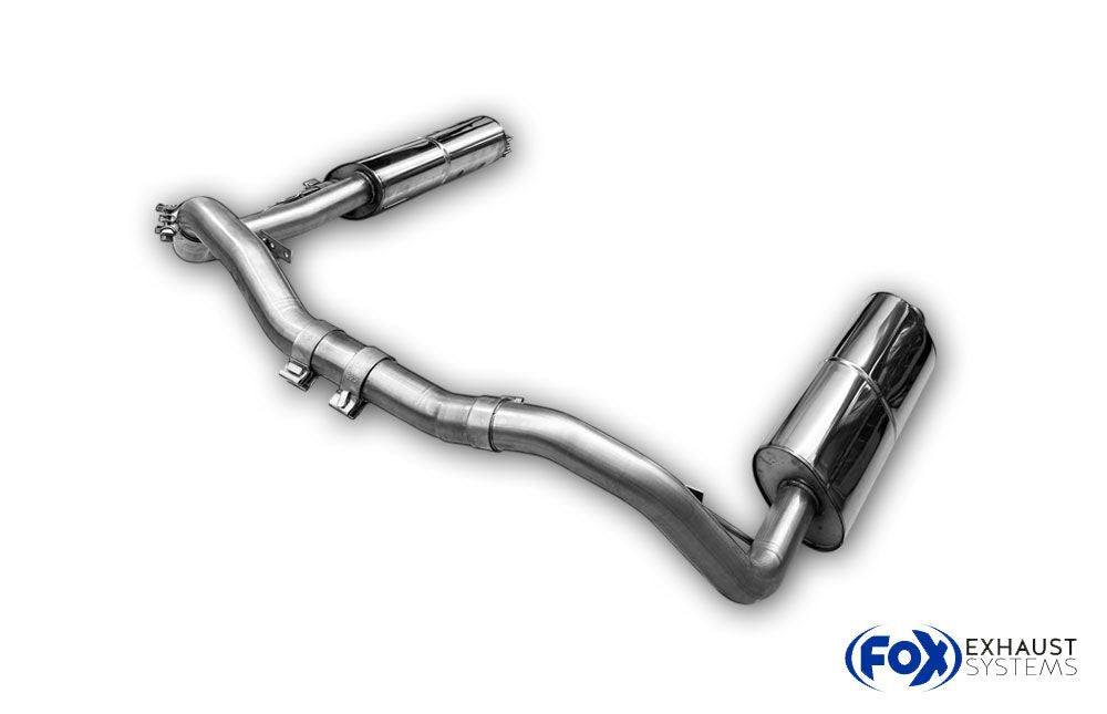 Halbanlage mit seitlich 1 Endrohr 63mm (Typ 26), inkl. (EG-) GENEHMIGUNG!