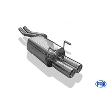 Sportschalldämpfer mit 2 Endrohren 90mm (Typ 13), KEINE (EG-) GENEHMIGUNG!