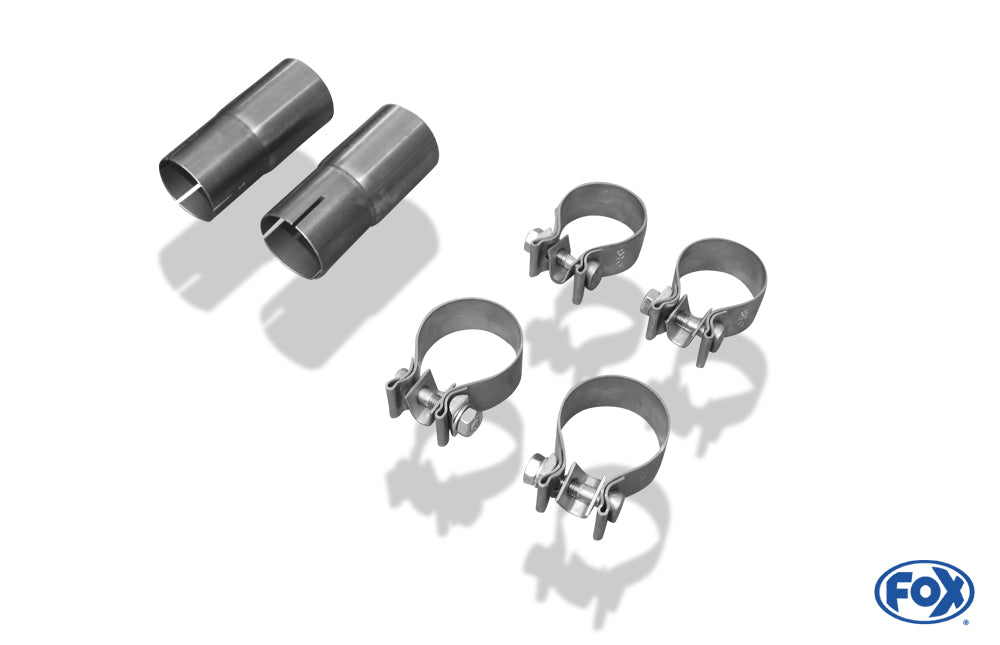 Sportschalldämpfer mit 2 Endrohren 90mm (Typ 13), KEINE (EG-) GENEHMIGUNG!