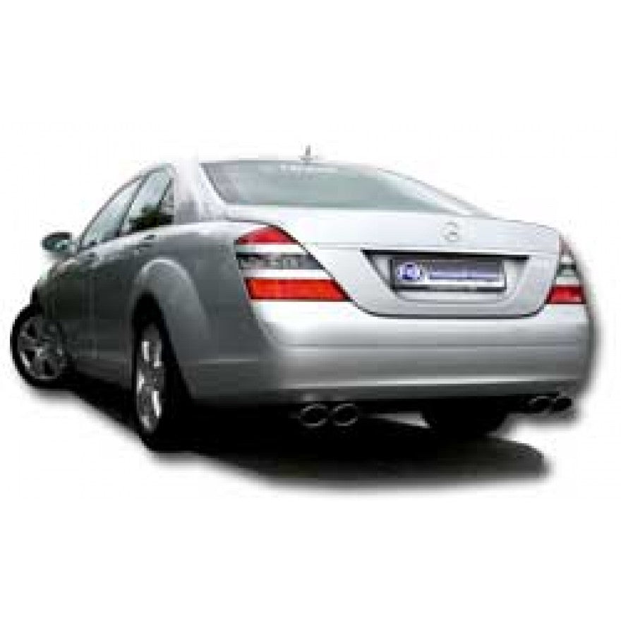 Sportschalldämpfert mit links/rechts je 2 Endrohren 115x85mm (Typ 32), inkl. (EG-) GENEHMIGUNG!