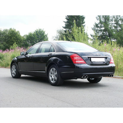 Sportschalldämpfert mit links/rechts je 2 Endrohren 90mm (Typ 12), inkl. (EG-) GENEHMIGUNG!