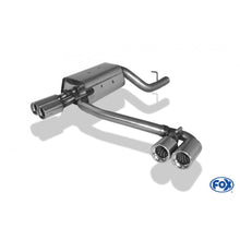 Sportschalldämpfer mit links/rechts je 2 Endrohren 80mm (Typ 17), inkl. TÜV-Teilegutachten!