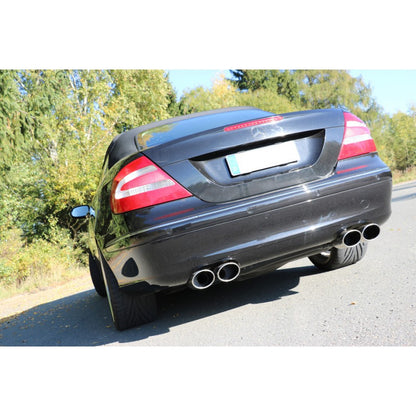 Sportschalldämpfer mit links/rechts je 2 Endrohren 115x85mm (Typ 32), inkl. TÜV-Teilegutachten!