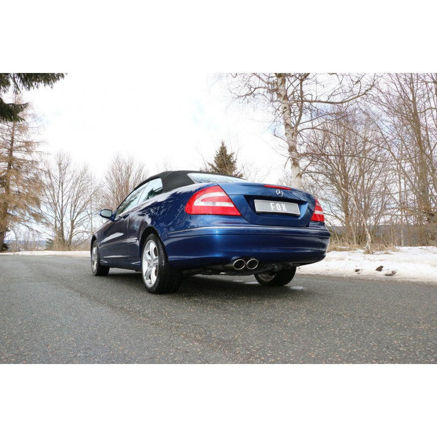 Sportschalldämpfer mit 2 Endrohren 115x85mm (Typ 32), inkl. TÜV-Teilegutachten!