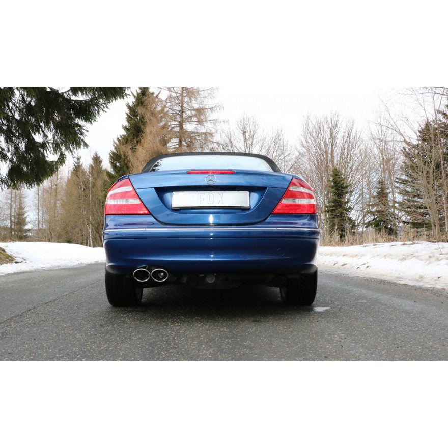 Sportschalldämpfer mit 2 Endrohren 115x85mm (Typ 32), inkl. TÜV-Teilegutachten!