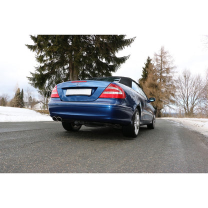 Sportschalldämpfer mit 2 Endrohren 115x85mm (Typ 32), inkl. TÜV-Teilegutachten!