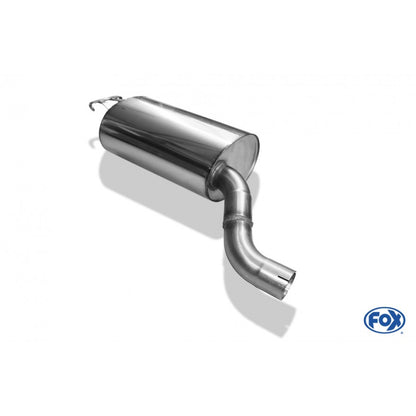 Sportschalldämpfer mit 2 Endrohren 55mm (Typ 28), inkl. (EG-) GENEHMIGUNG!