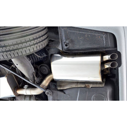 Sportschalldämpfer mit 2 Endrohren 55mm (Typ 28), inkl. (EG-) GENEHMIGUNG!