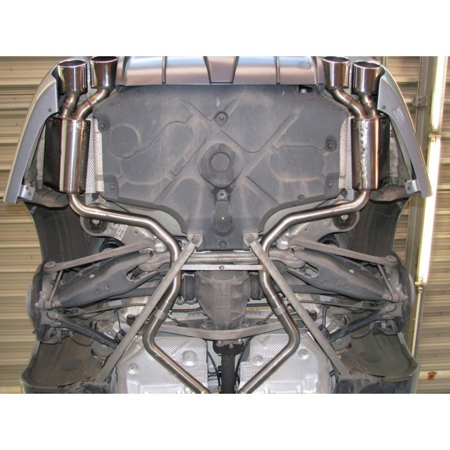 Halbanlage ab KAT mit links/rechts je 2 Endrohren 115x85mm (Typ 32), KEINE (EG-) GENEHMIGUNG!